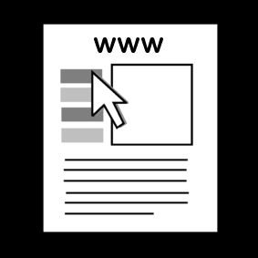 internet / page d'internet